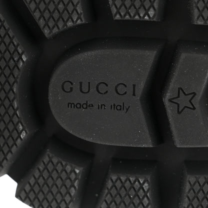 Gucci Apollo Calfskin GG Supreme Nappa Samoa Quilted Lace Up Ankle Boots 35 Black 7 of 11