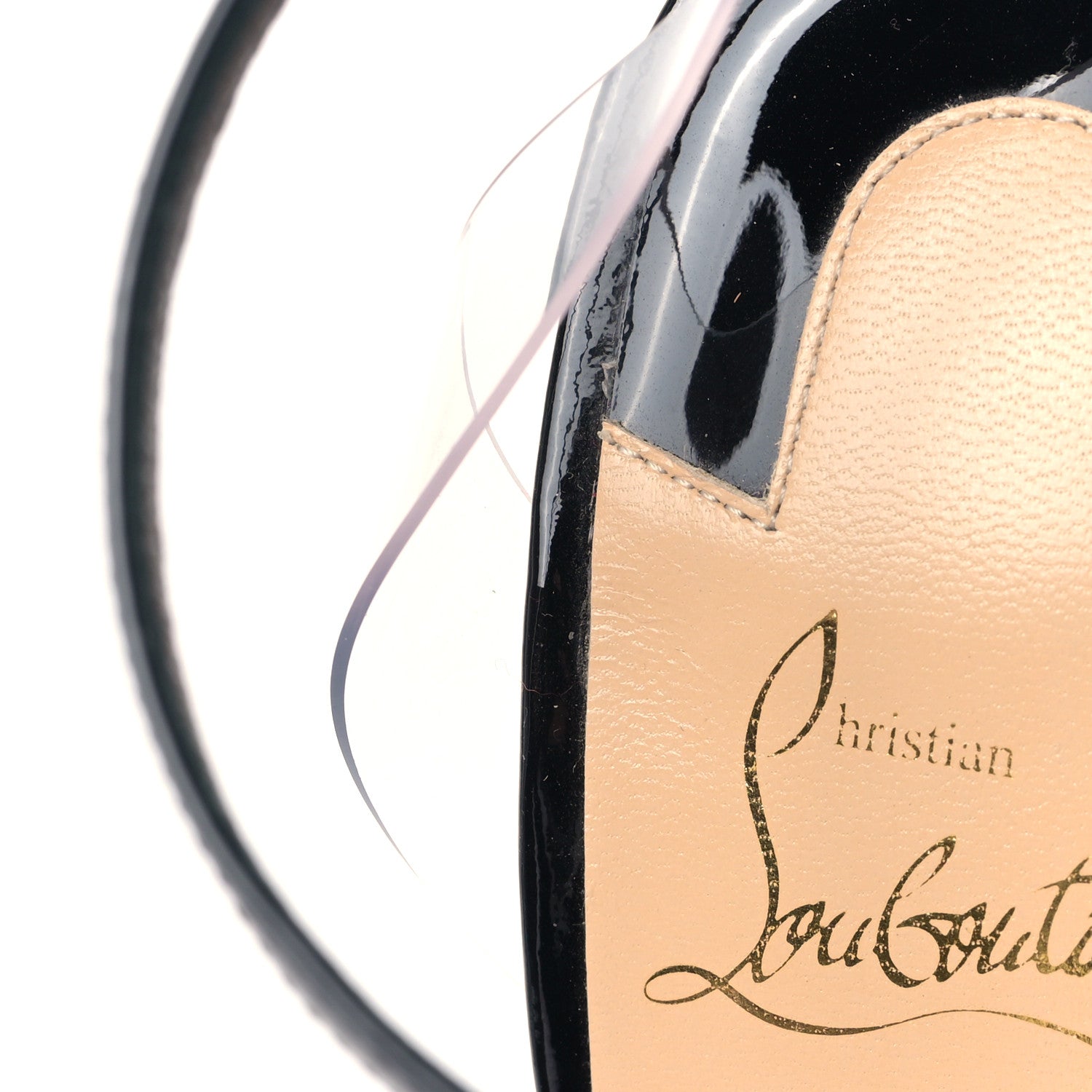 Christian Louboutin Patent PVC Nosy 100 Pumps 40 Black 8 of 8