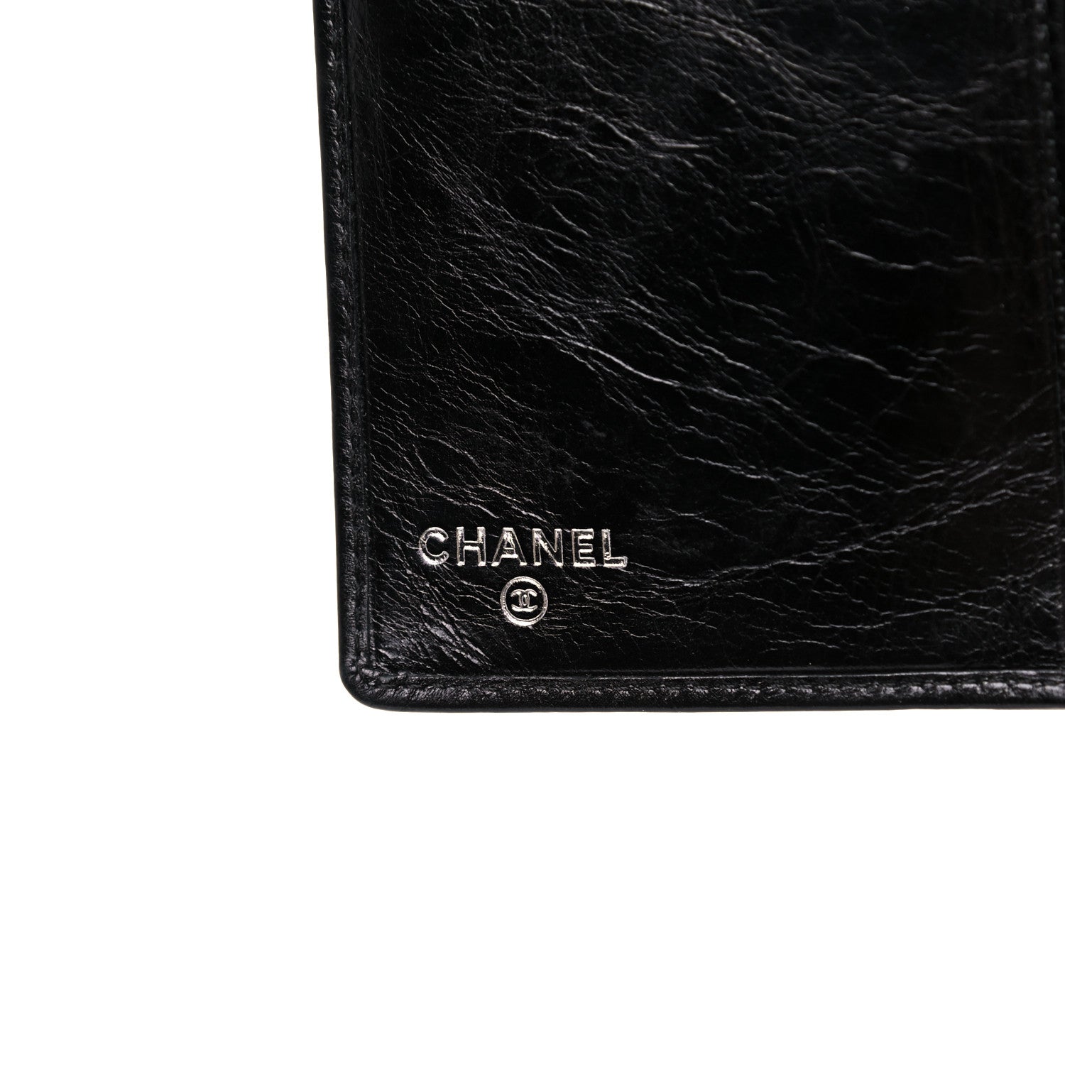 Chanel Aged Calfskin Quilted Cambon Yen Wallet Black 7 of 17
