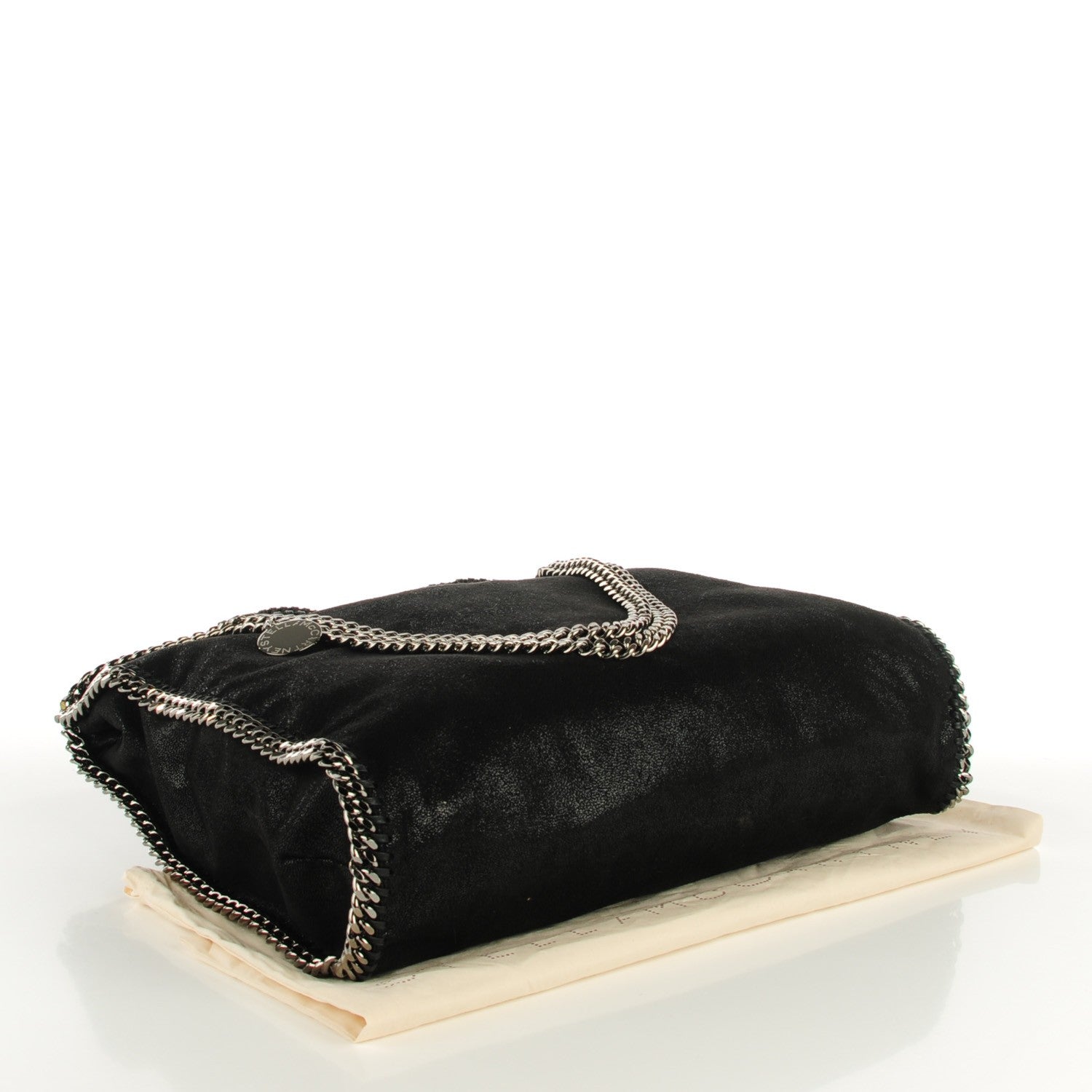 Stella McCartney Shaggy Deer Big Falabella Tote Black 6 of 11