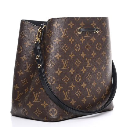 Louis Vuitton Monogram Neonoe MM Black 3 of 8