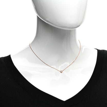 Cartier 18K Pink Gold Diamond LM D'Amour Pendant Necklace 2 of 5