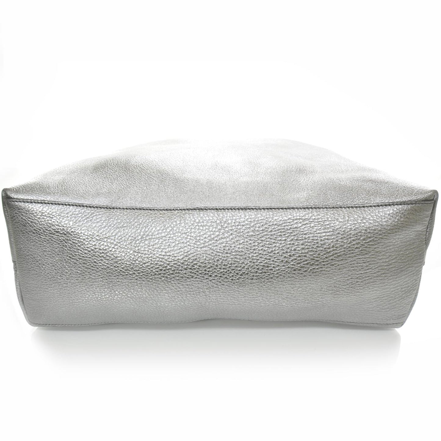 Vitello Daino Tote Silver