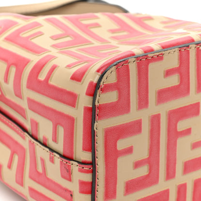 Fendi Vitello Liberty F is Fendi FF Embossed Mini Mon Tresor Bucket Bag Amido Fiamma 15 of 18