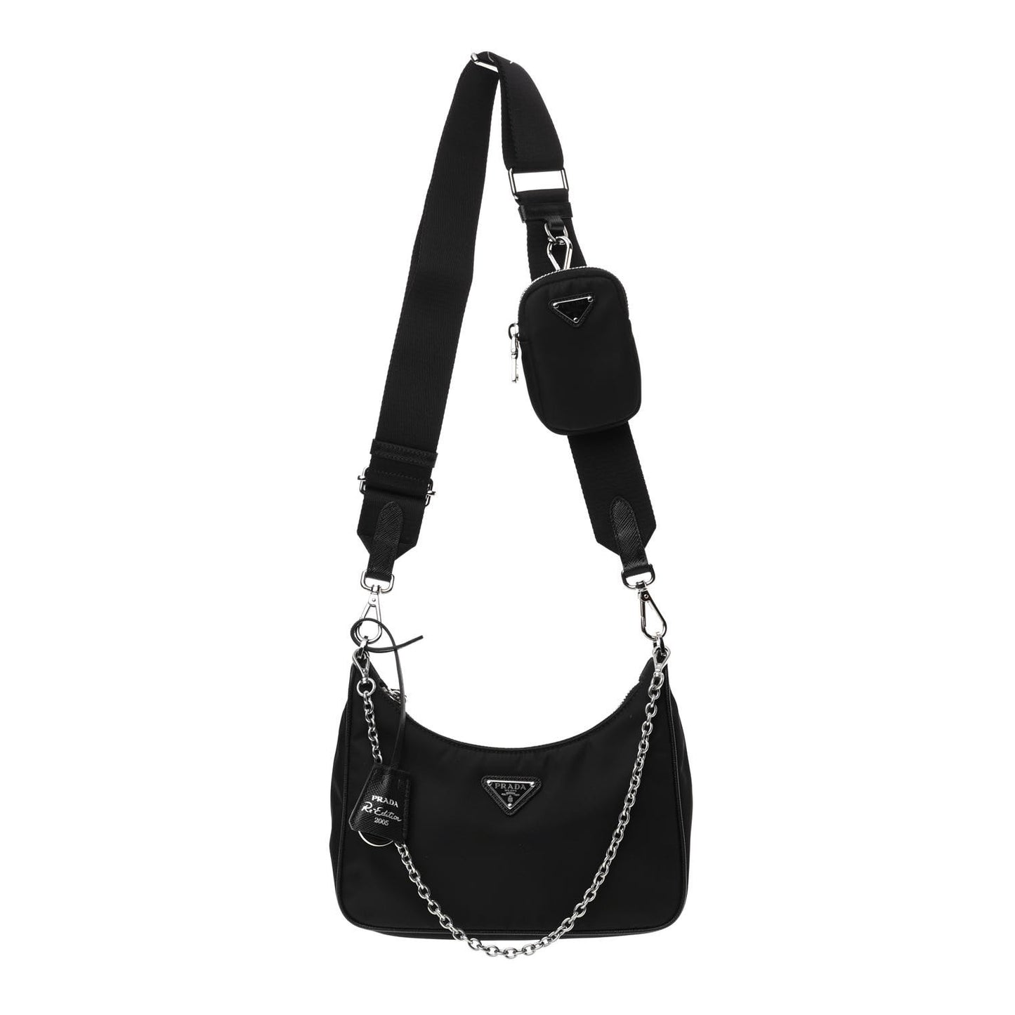 Nylon Re-Edition 2005 Shoulder Bag Black