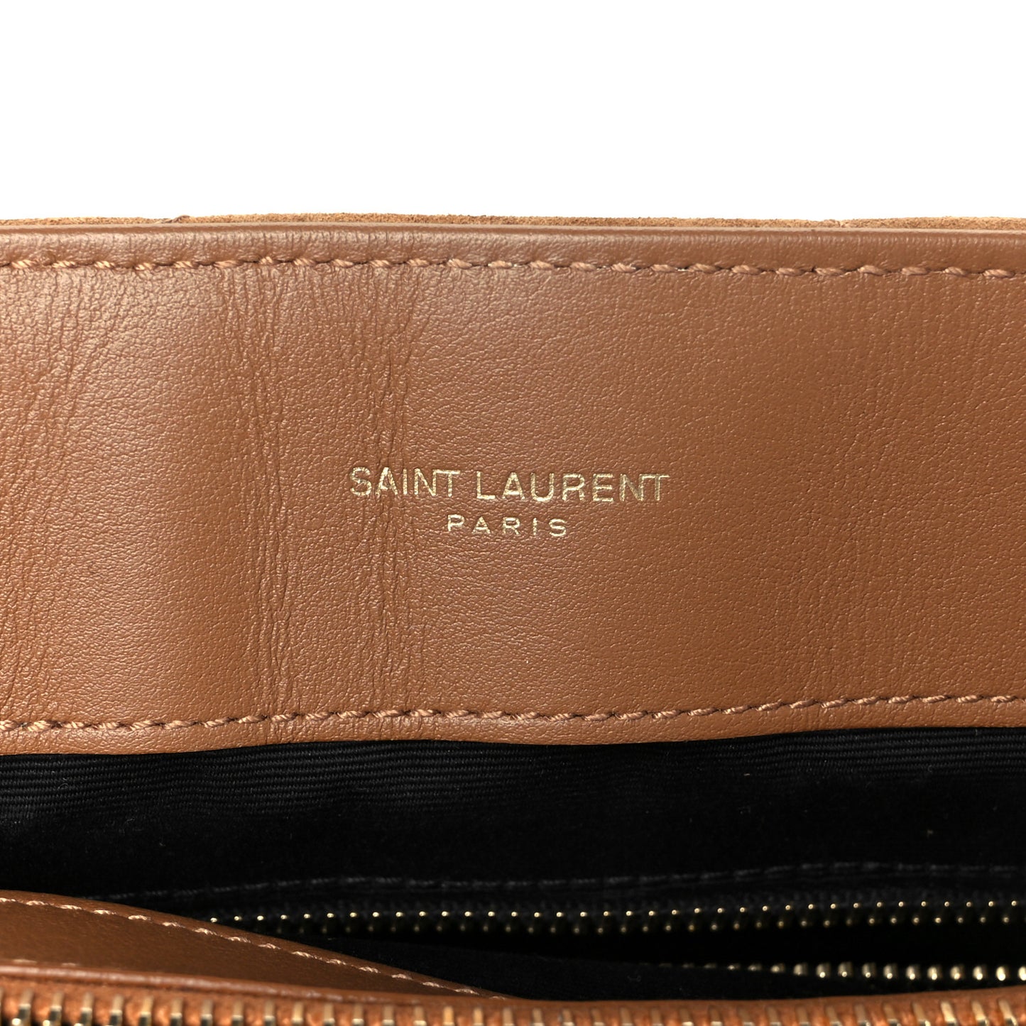 Suede Y Quilted Monogram Medium Loulou Chain Satchel Cinnamon