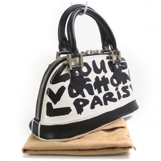 Louis Vuitton Graffiti Alma PM Black 3 of 9