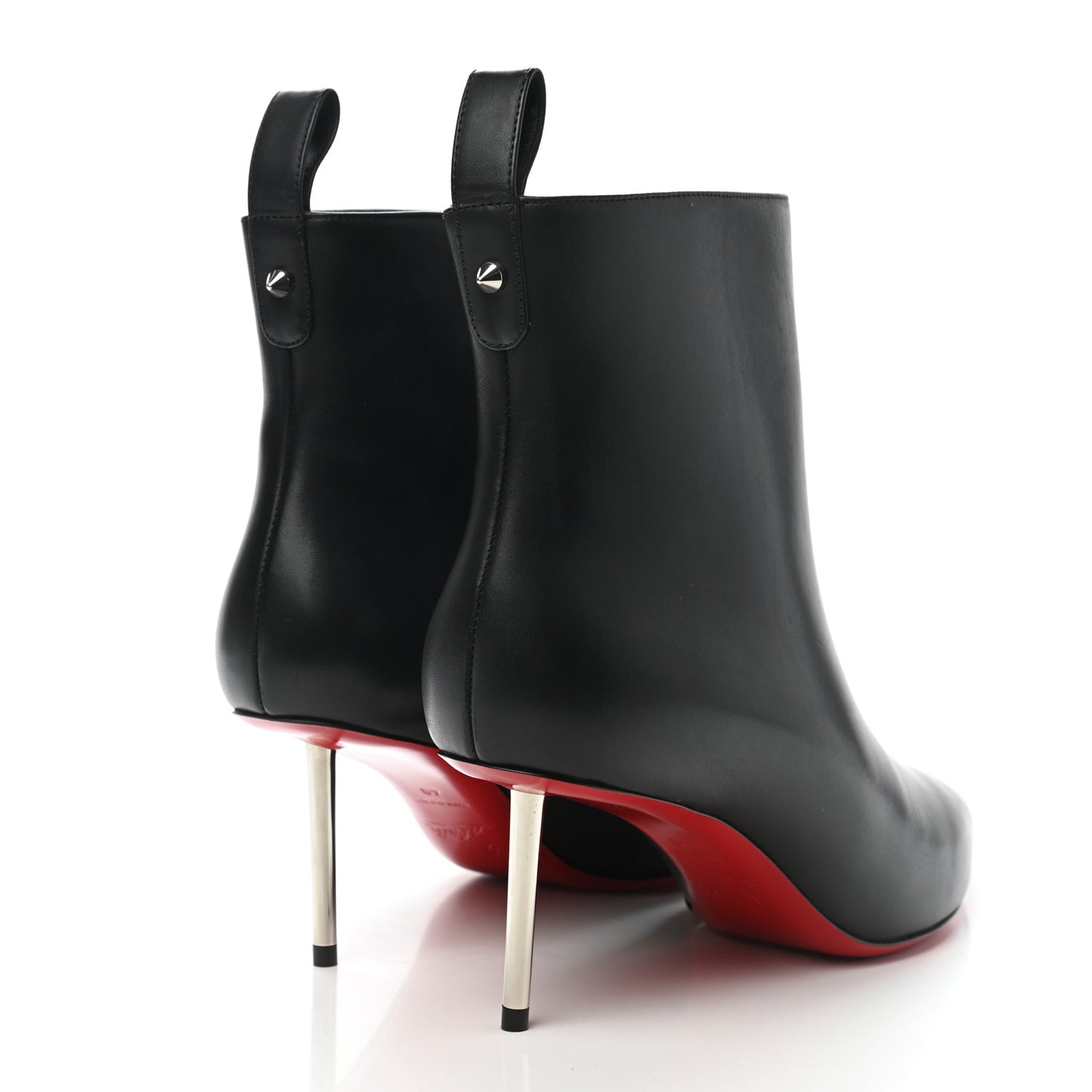 Calfskin Galvafiori Epic Ankle Boots 40 Black
