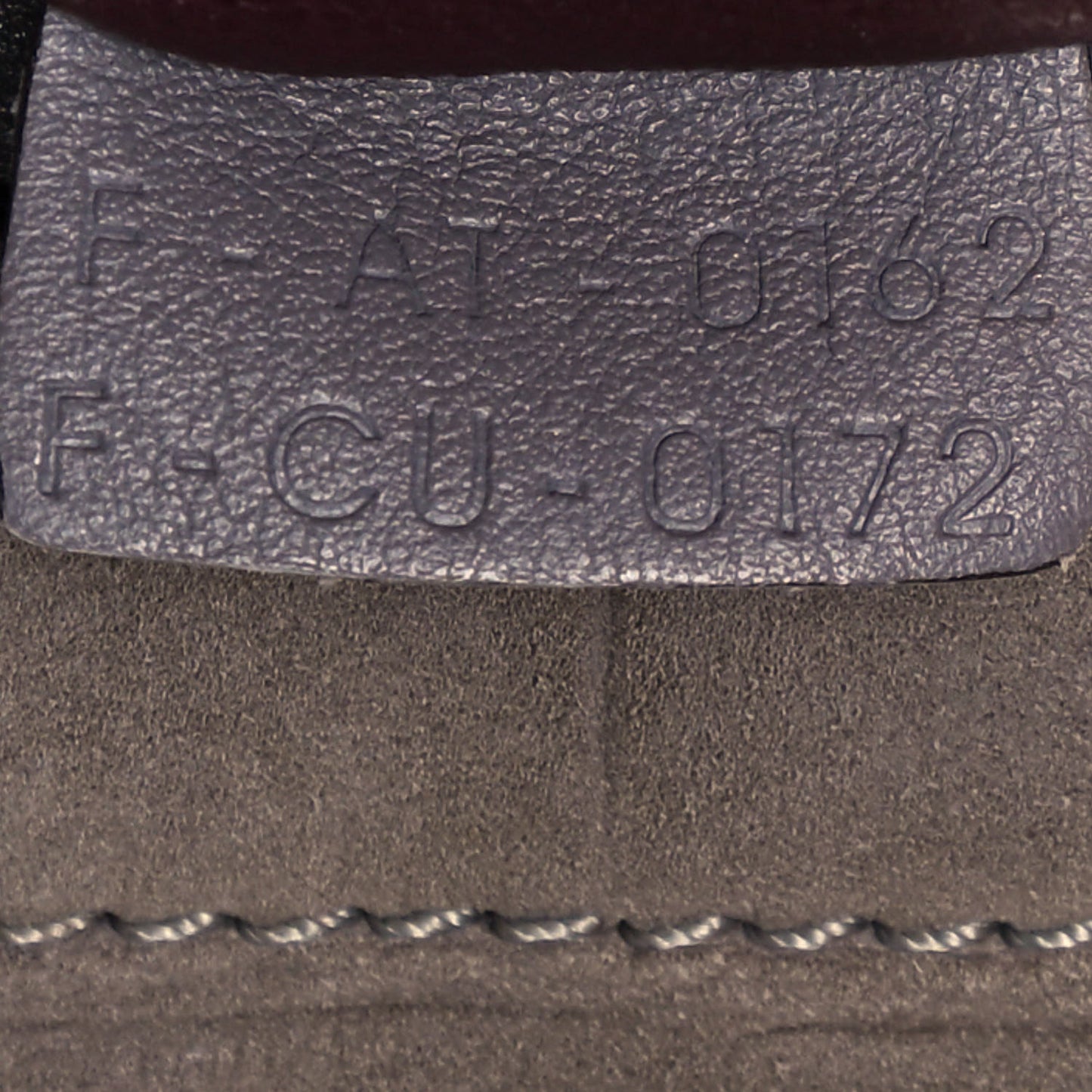 Crocodile Embossed Nubuck Medium Trapeze Grey