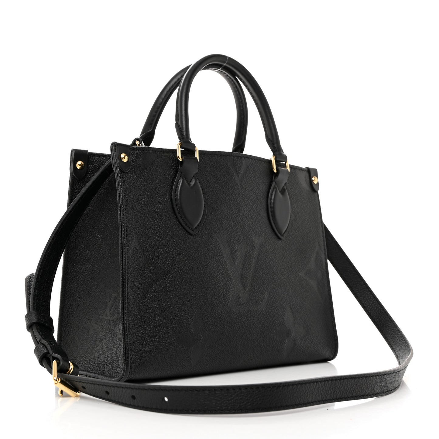 LOUIS VUITTON Empreinte Monogram Giant Onthego PM Black