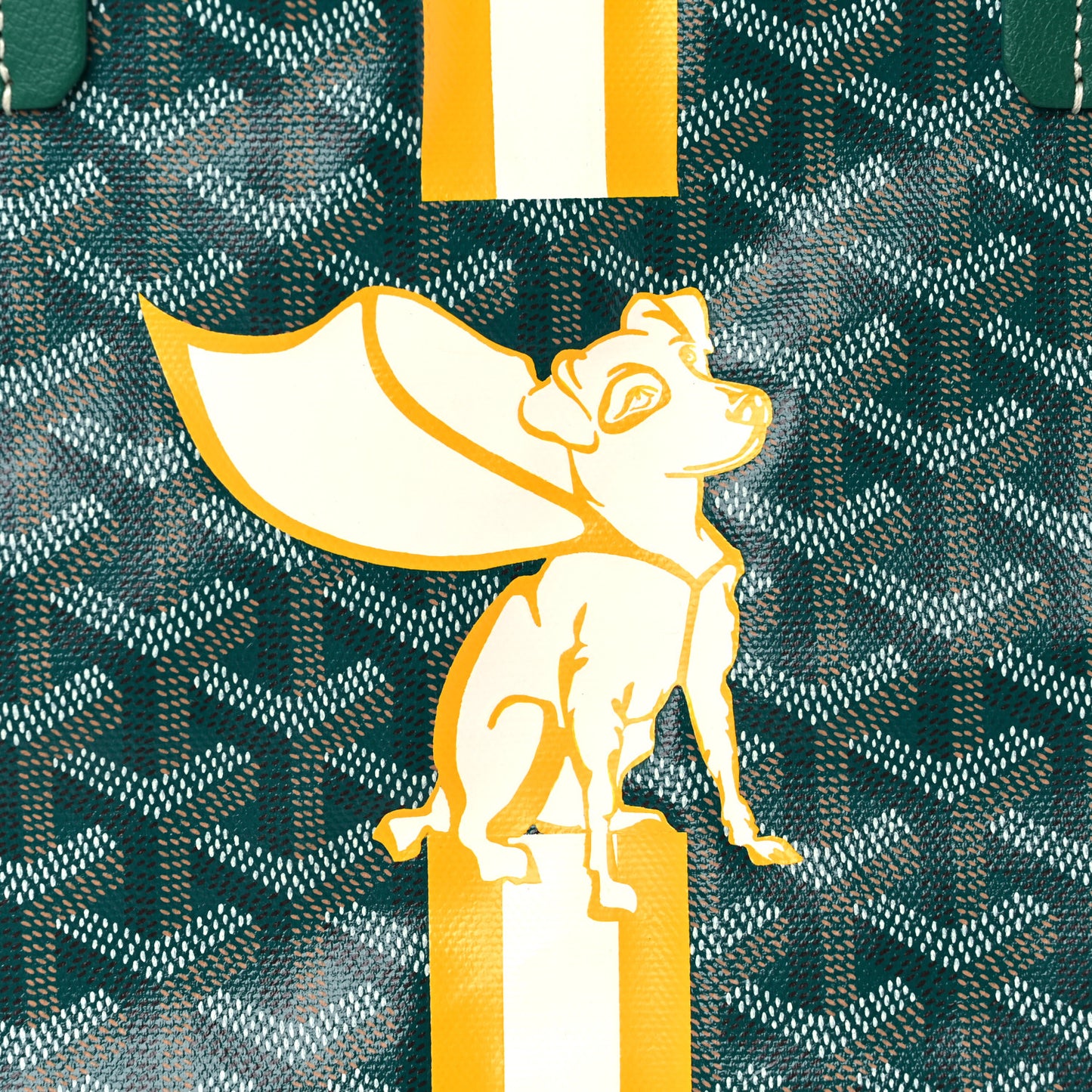 Goyardine Super Dog Saint Louis PM Green