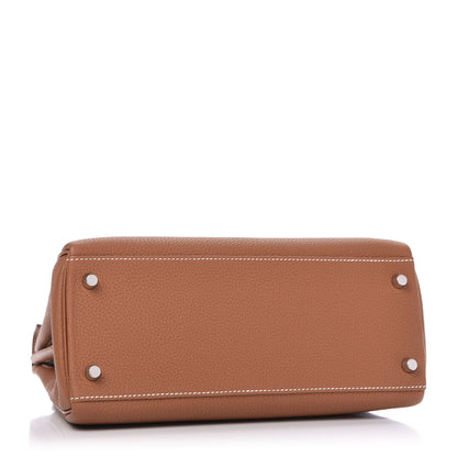 Hermes Togo Kelly Retourne 28 Gold 4 of 12
