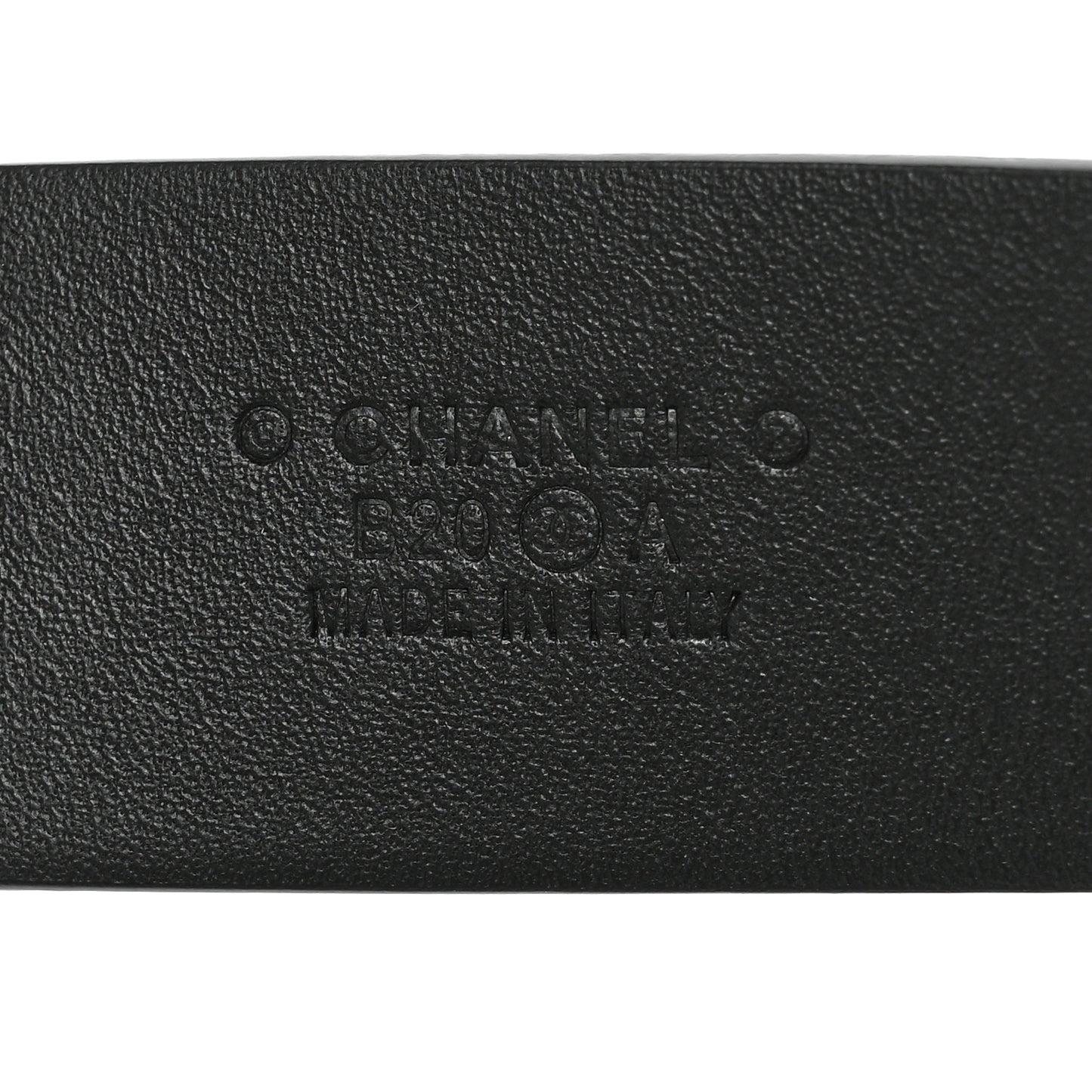 Calfskin Paris Button CC Belt 75 30 Black