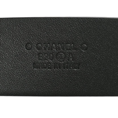 Chanel Calfskin Paris Button CC Belt 75 30 Black 4 of 7