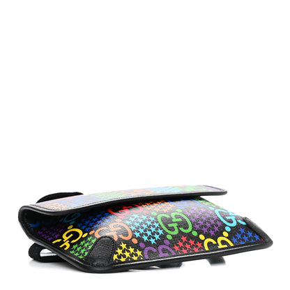 Gucci GG Supreme Monogram Psychedelic Slim Belt Bag Black 4 of 10