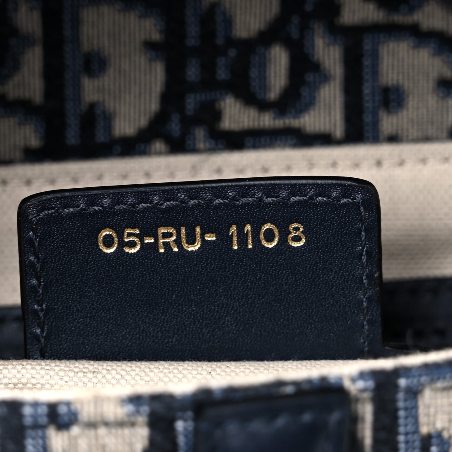 Oblique Saddle Bag Blue