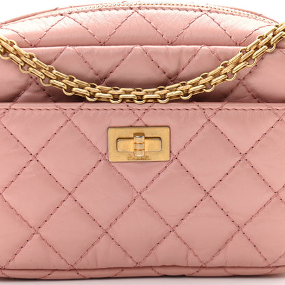 Chanel Aged Calfskin Quilted Mini Reissue Camera Case Pink 8 of 11