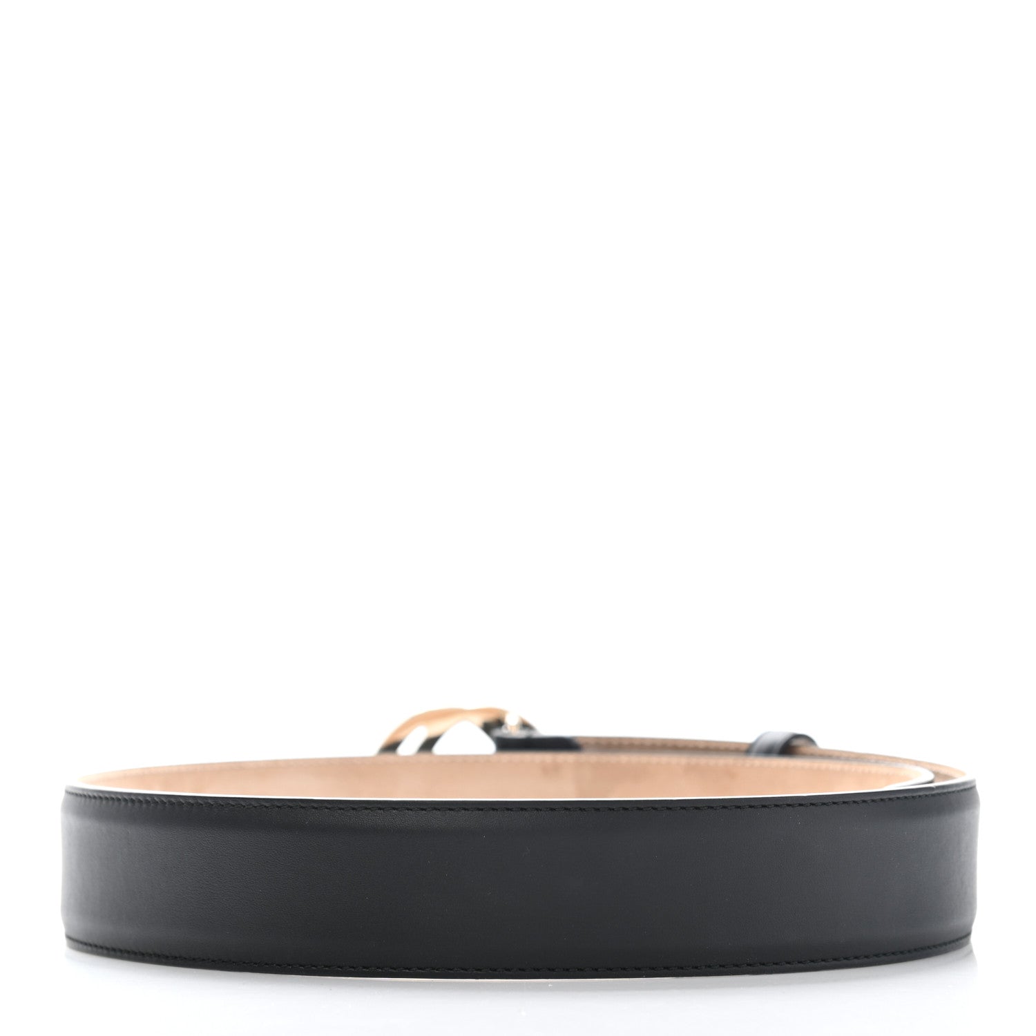 Gucci Calfskin Interlocking G 37mm Belt 75 30 Black 2 of 8