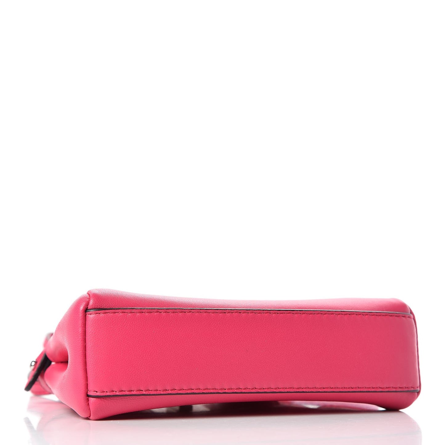 Shiny Nappa Micro Peekaboo Iconic Satchel Fuxia