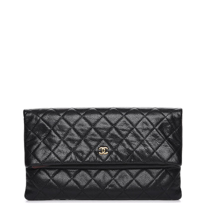 Chanel Caviar Quilted CC Beauty Clutch Black 1 of 9