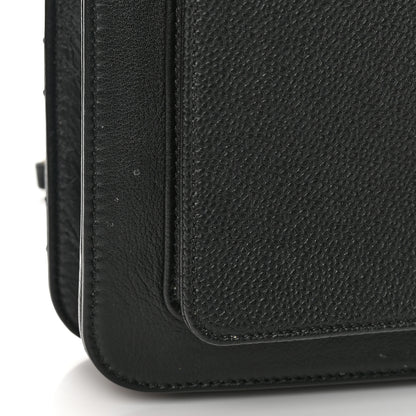 Chanel Calfskin Caviar Quilted Chain Handle Flap Black 13 of 13