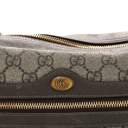 Gucci GG Supreme Monogram Web Small Ophidia Shoulder Bag Brown 8 of 10