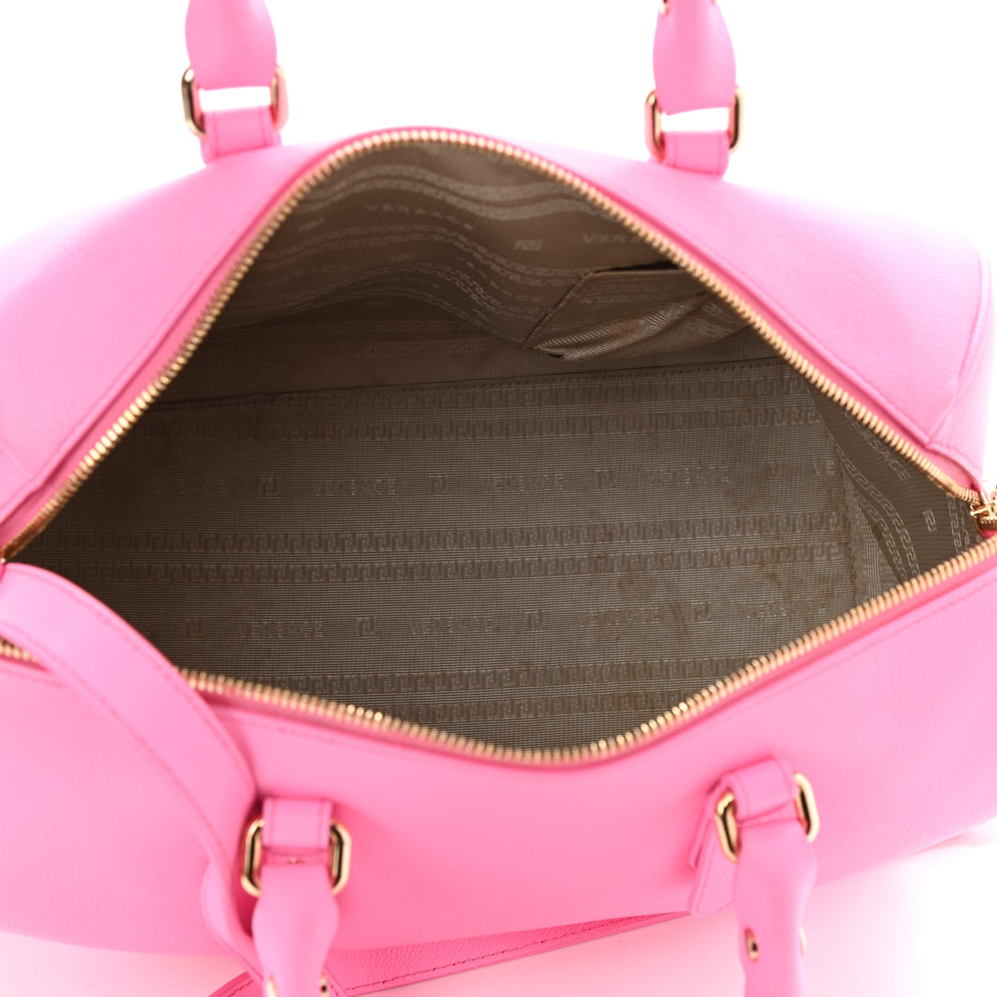 Calfskin Palazzo Duffle Bag Pink