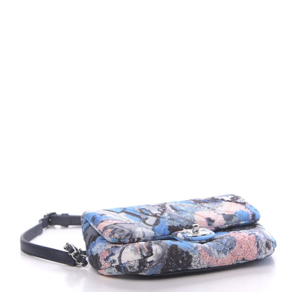 Chanel Canvas Sequin Print Quilted Waist Bag Multicolor 4 of 10