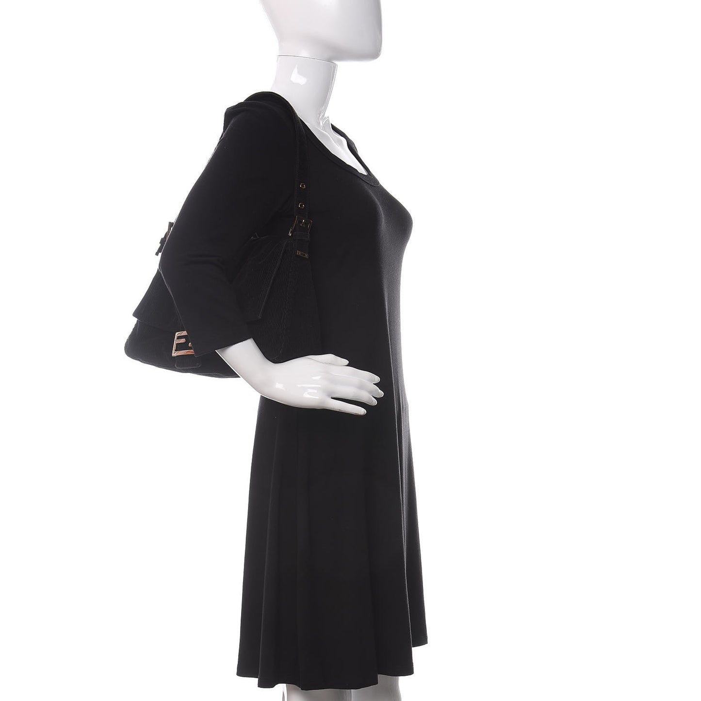 Corduroy Mama Baguette Black
