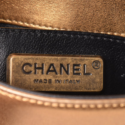 Chanel Galuchat Stingray Mini Boy Flap Gold 6 of 10