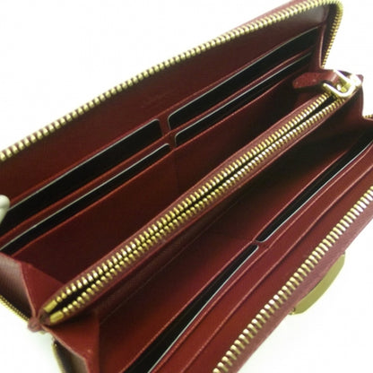 Prada Saffiano Zip Wallet Rubino 5 of 8