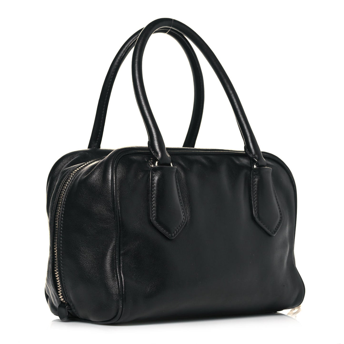 Soft Calf Inside Tote Black Mughetto