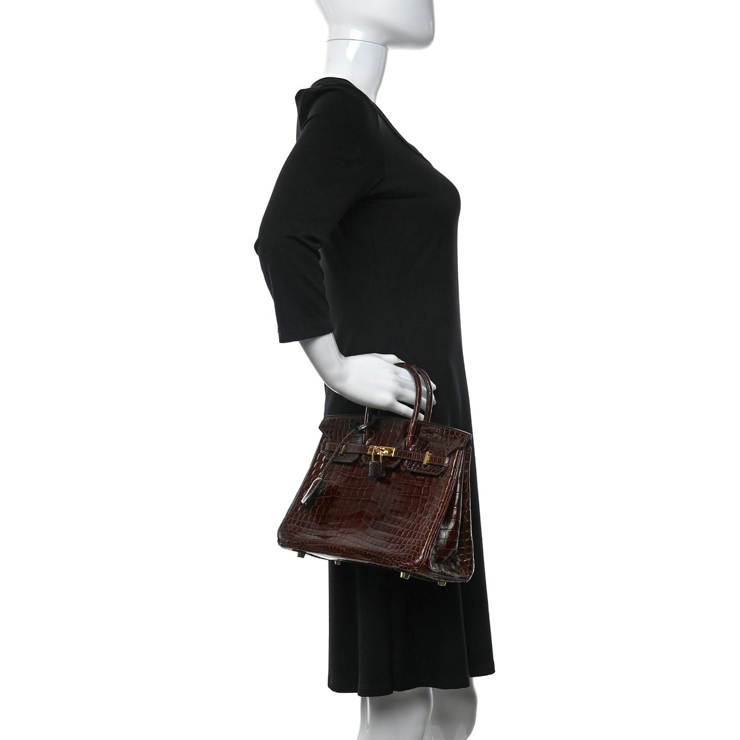 Shiny Niloticus Crocodile Birkin 25 Miel