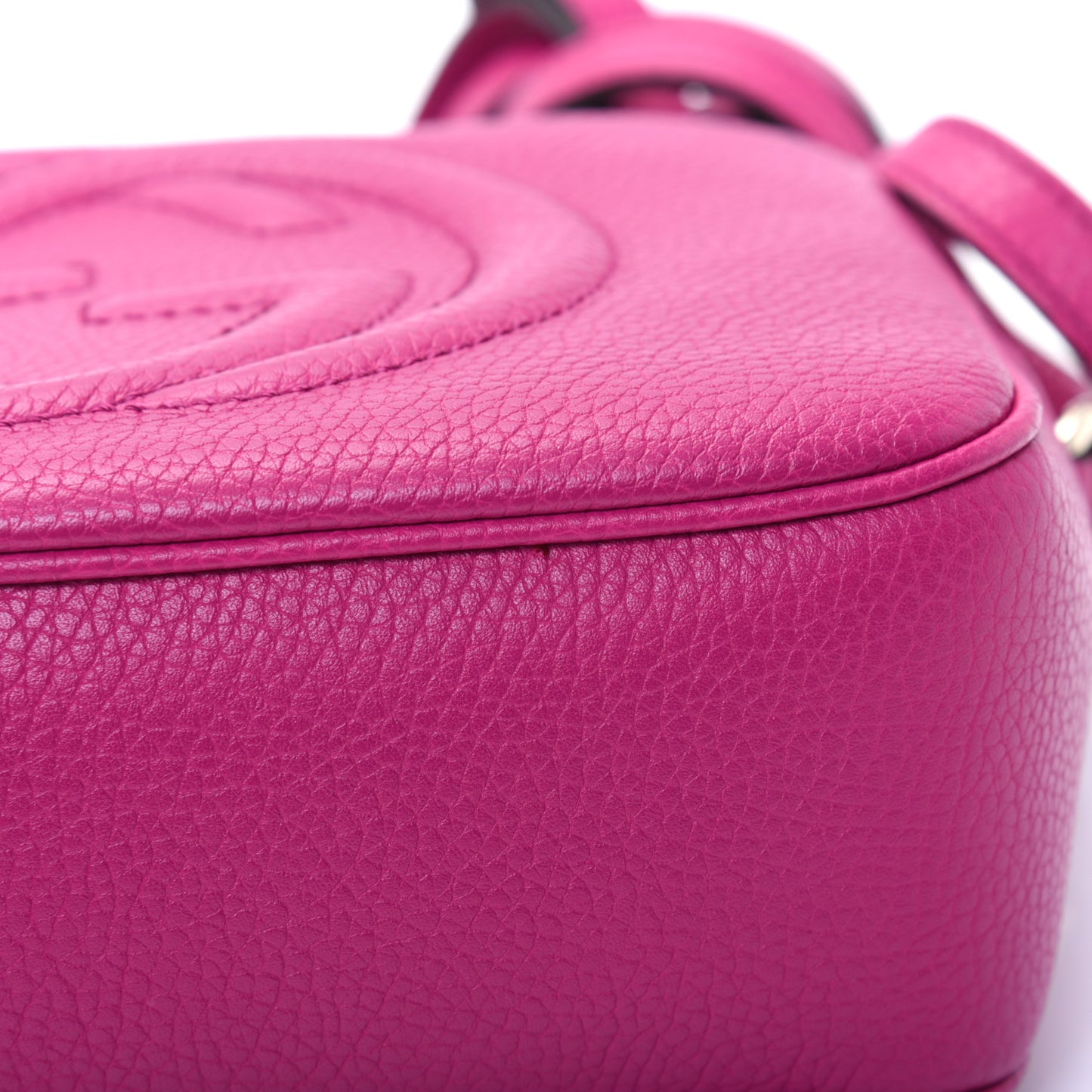 Cellarius Calfskin Small Soho Disco Bag Bright Bouganville
