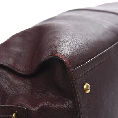 Saint Laurent Sheepskin Medium Cabas ChYc Plum 18 of 20
