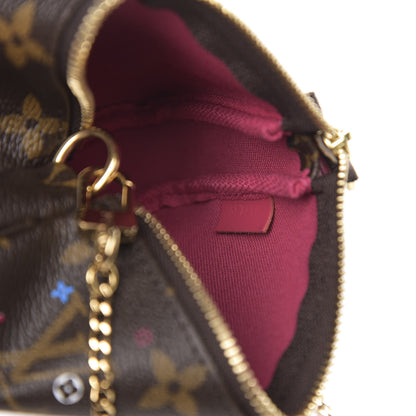 Louis Vuitton Monogram 2020 Christmas Animation Roller Coaster Mini Pochette Accessories Pivoine 8 of 17
