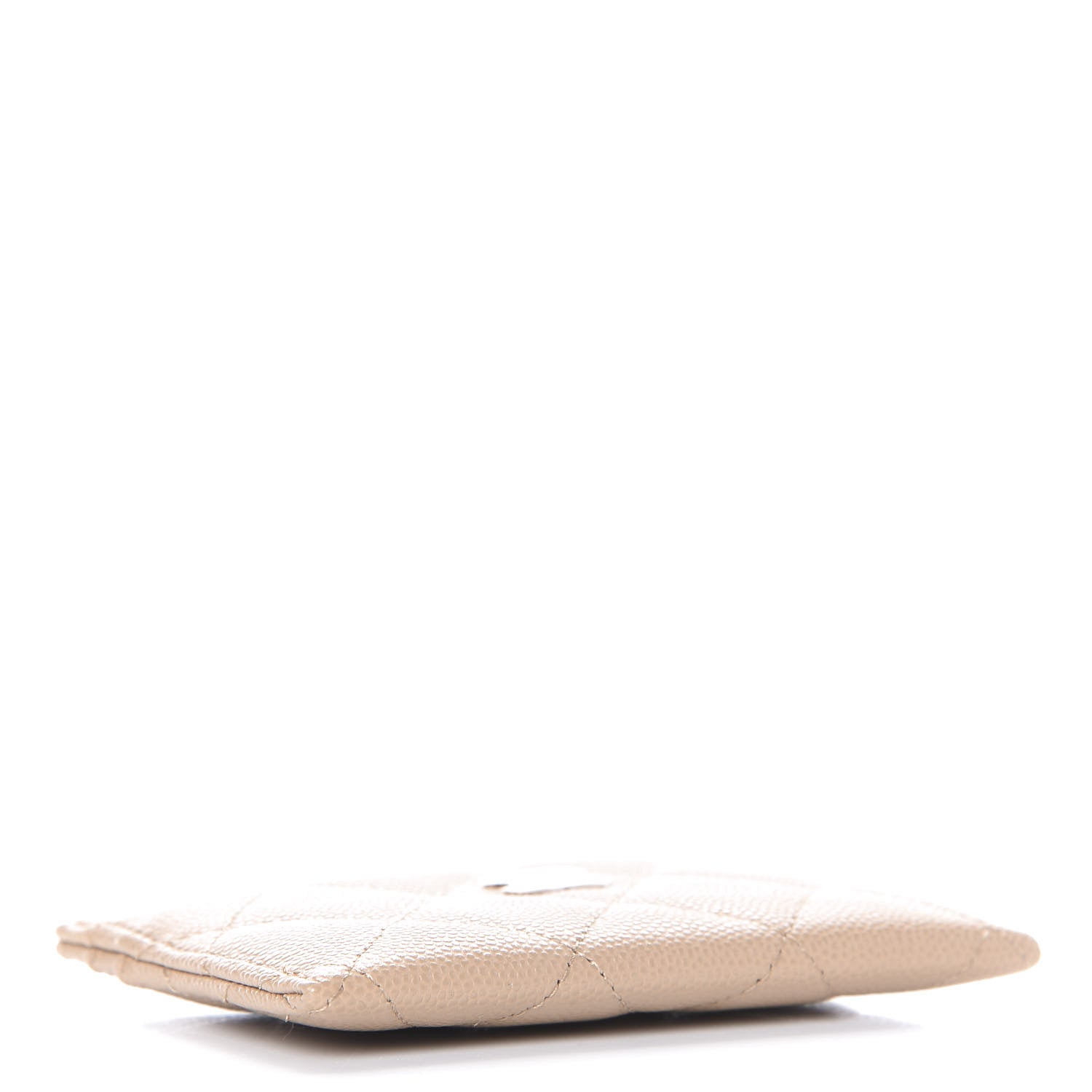 Chanel Caviar Quilted Card Holder Beige 4 of 9