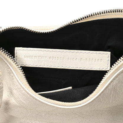 Balenciaga Agneau Arena Le Cagole Shoulder Bag XS Optic White 8 of 11