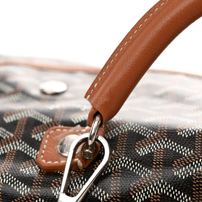 Goyard Goyardine Saint Leger Soft Briefcase Backpack Black Gold 7 of 13