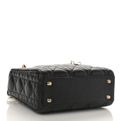Christian Dior Lambskin Cannage Mini Lady Dior Black 4 of 8