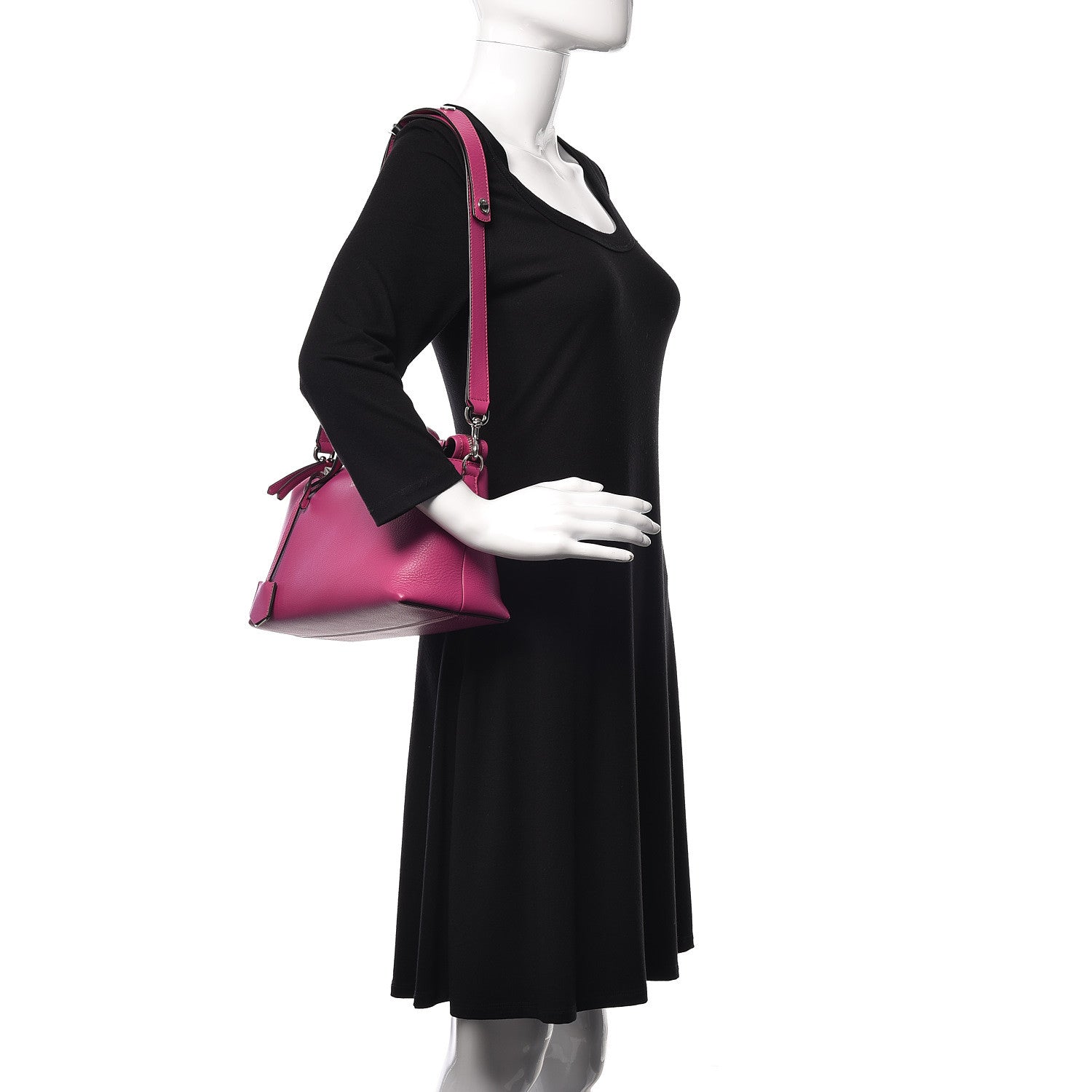 Fendi Vitello Dolce Medium By The Way Boston Bag Magenta 2 of 11