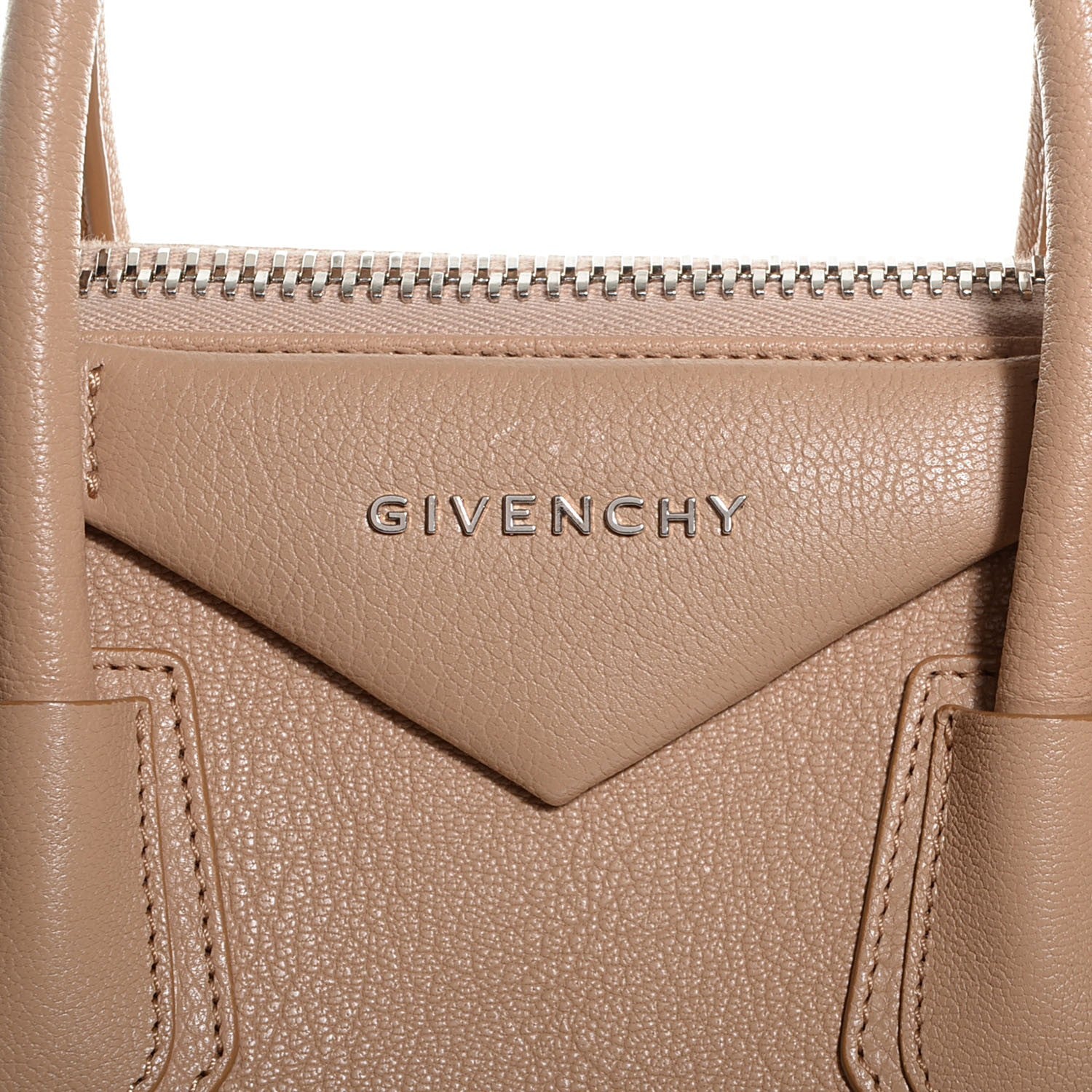 Givenchy Sugar Goatskin Small Antigona Nude 6 of 10