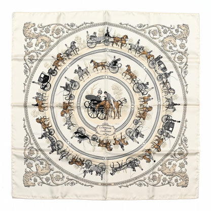 Hermes Silk La Promenade de Longchamps Scarf 90 1 of 5