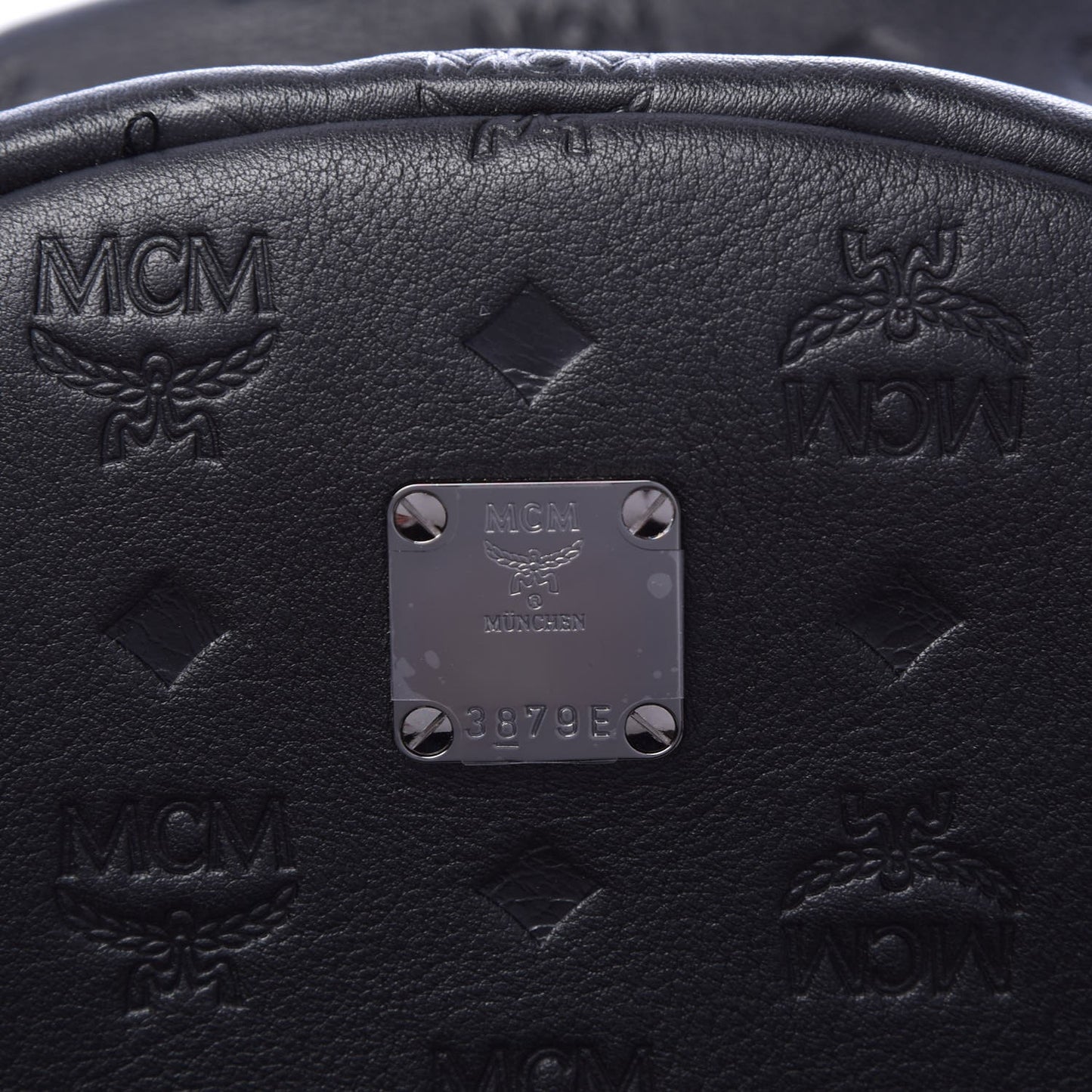 Calfskin Ottomar Medium Two Tone Monogram Backpack Black