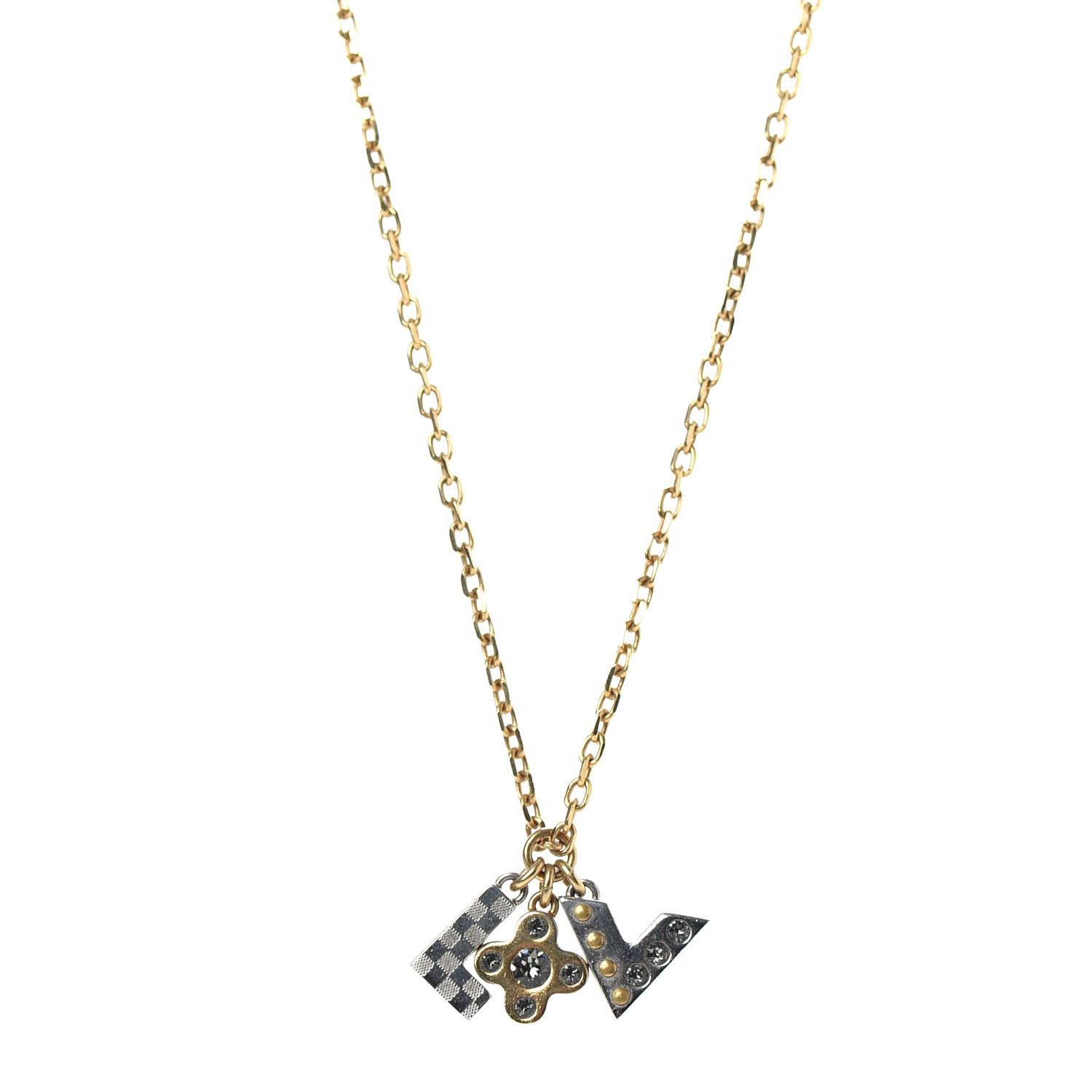 Louis Vuitton Love Letters Pendant Necklace Mutlicolor 1 of 7