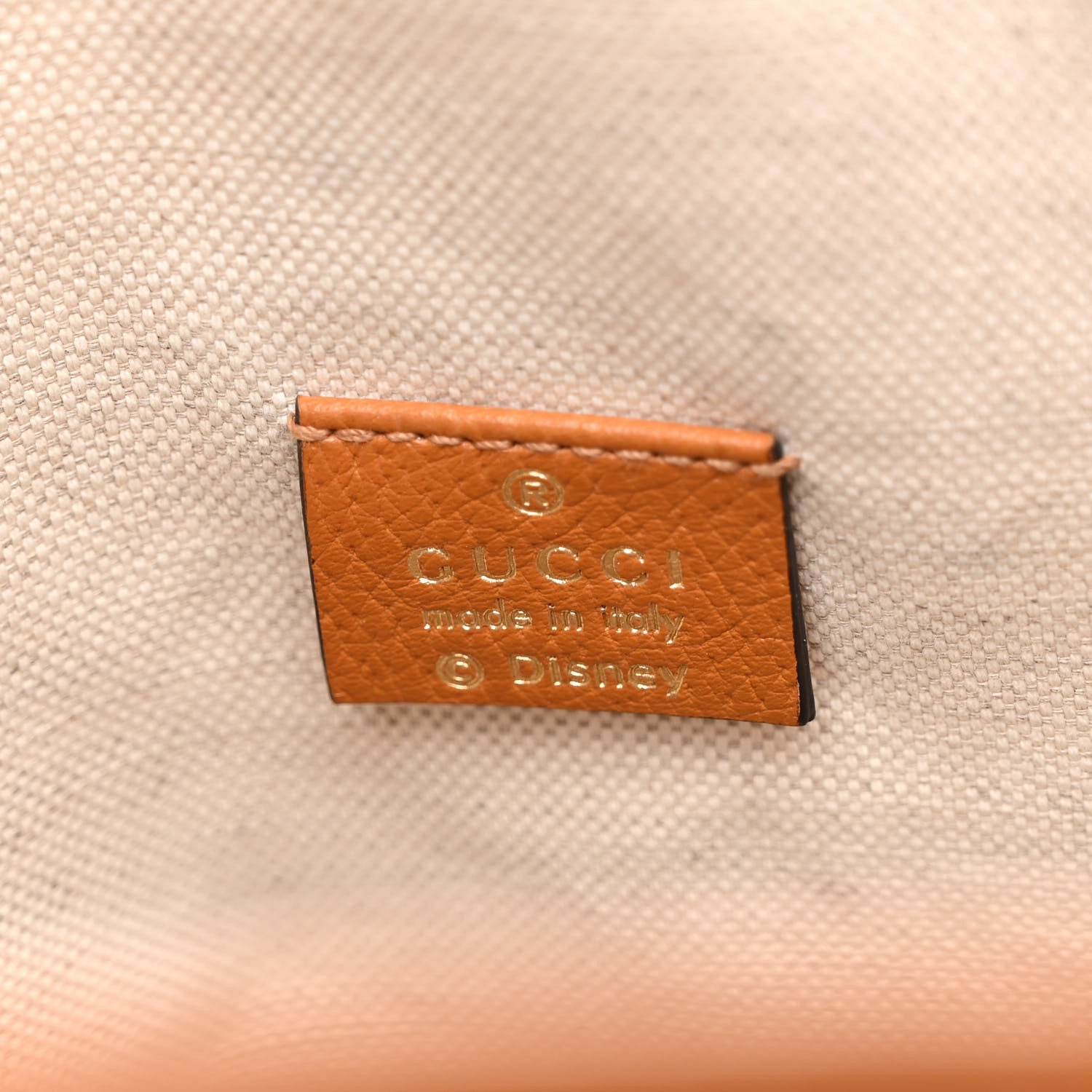 Gucci X DISNEY Mini Vintage GG Supreme Monogram Bucket Bag Beige Vintage Sun Oil 6 of 12