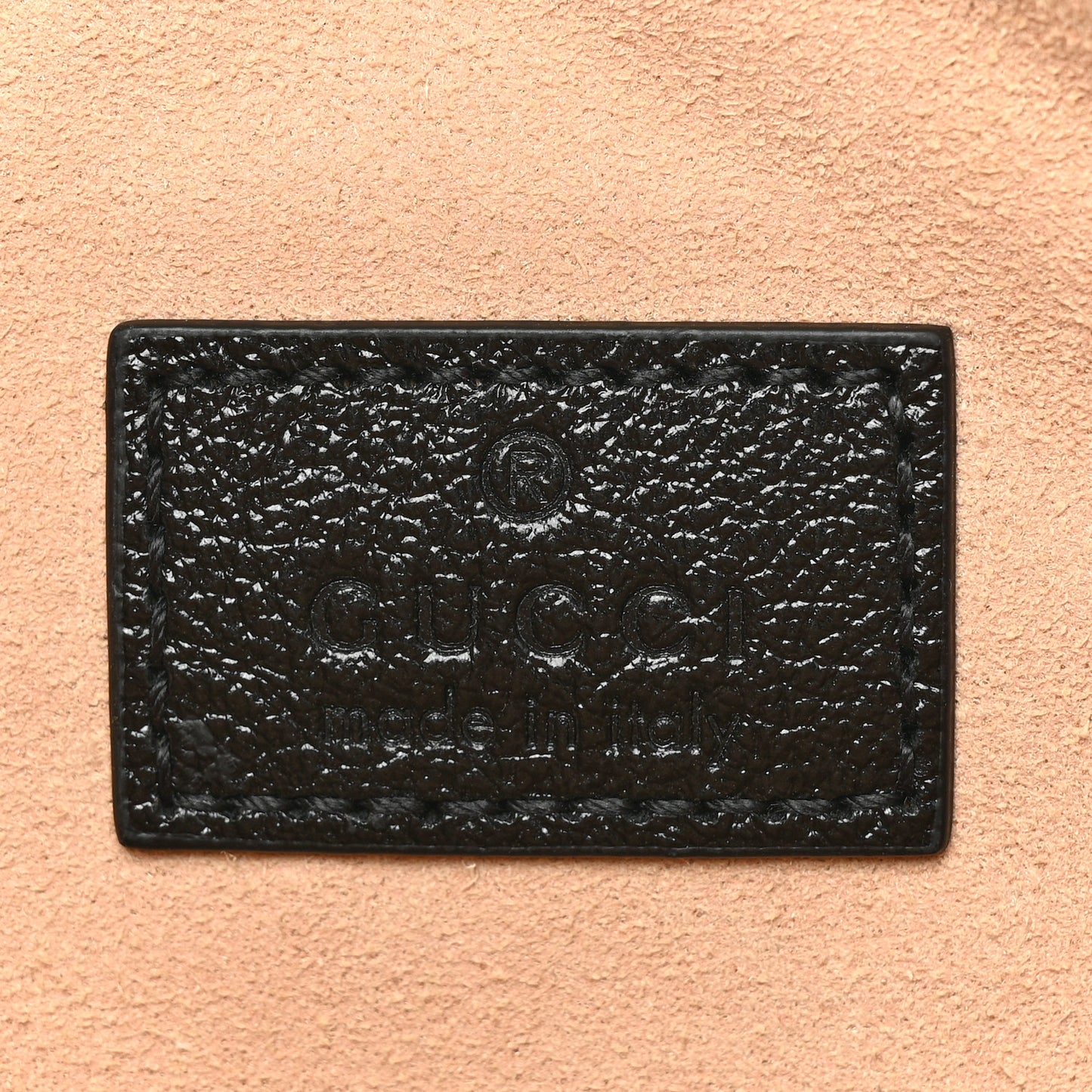 Azalea Calfskin Matelasse Heart GG Marmont Zip Pouch Black