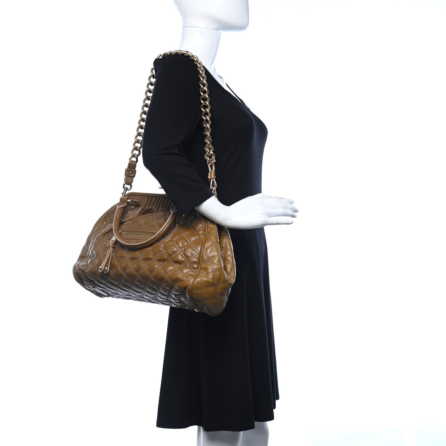 Goyard Goyardine Pouch Black Gold 3 of 9