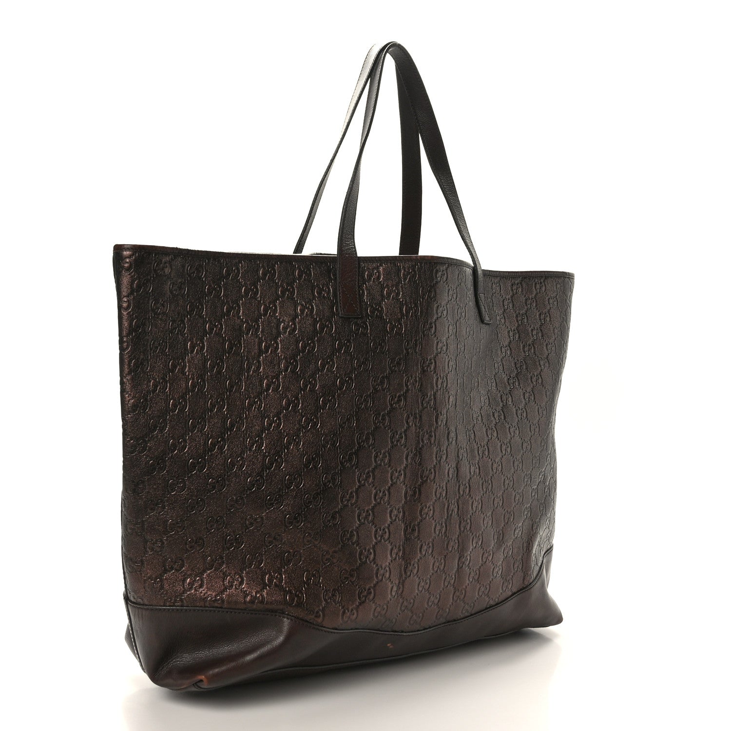 Gucci Guccissima Large Tote Bronze 3 of 11