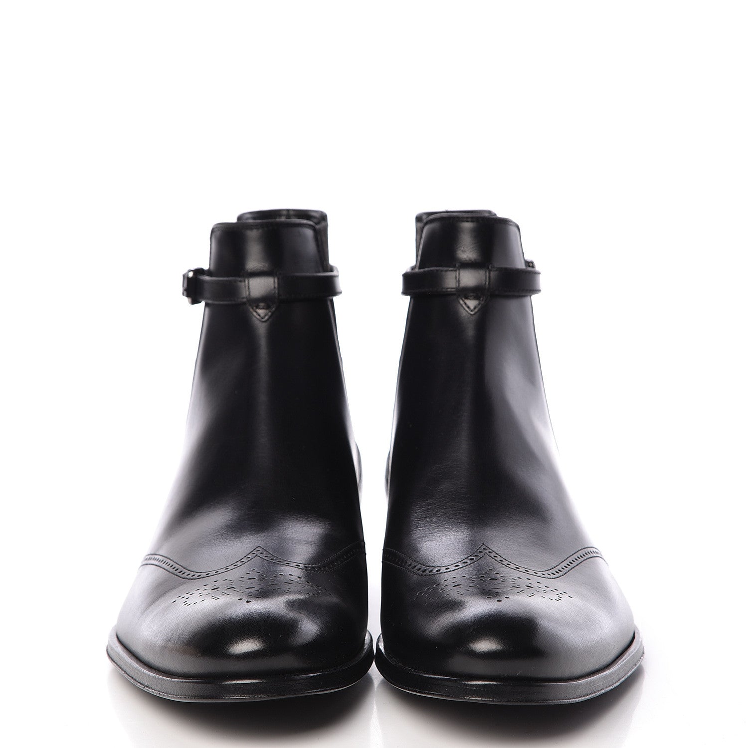 Louis Vuitton Calfskin Chelsea Ankle Boots 8 Black 2 of 8